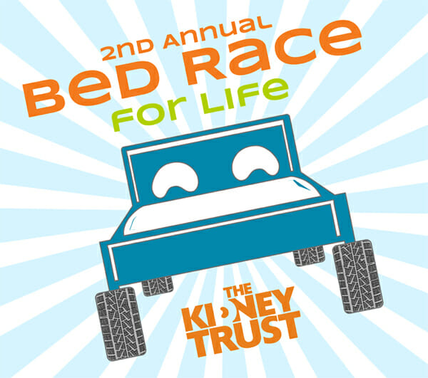 Logo: Bed Race for Life